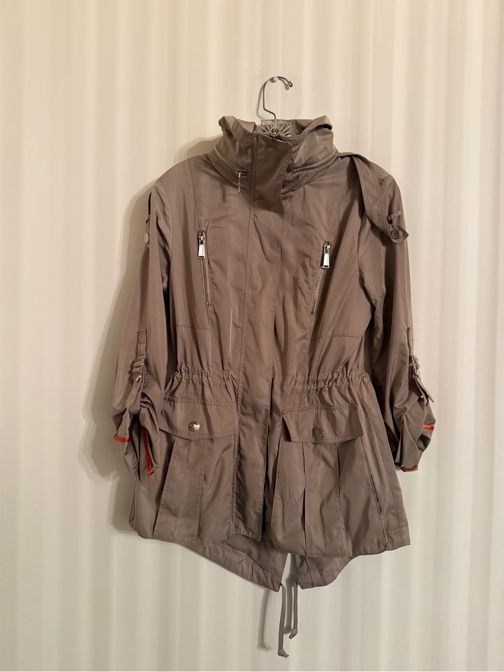 BCBGeneration Taupe Utility Anorak Jacket